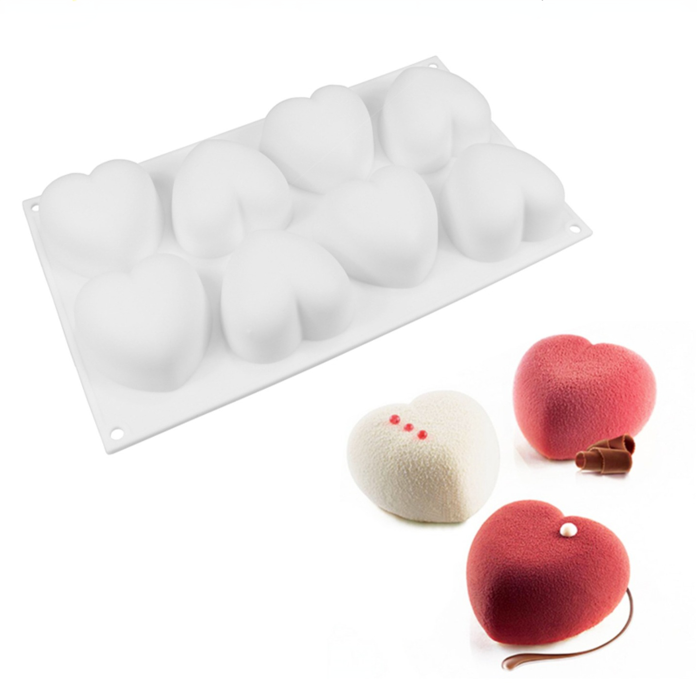 Soap Making Items - Love Heart cetakan sabun silikon buatan