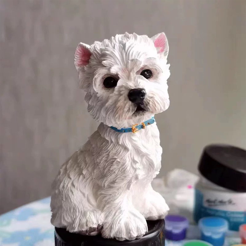 Soap Making Yorkshire - Cetakan Lilin Silikon Bentuk Anjing Lucu