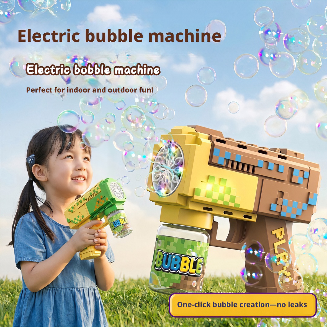 Soap Making Game - Mainan Mesin Gelembung Anak-anak Pistol Gelembung