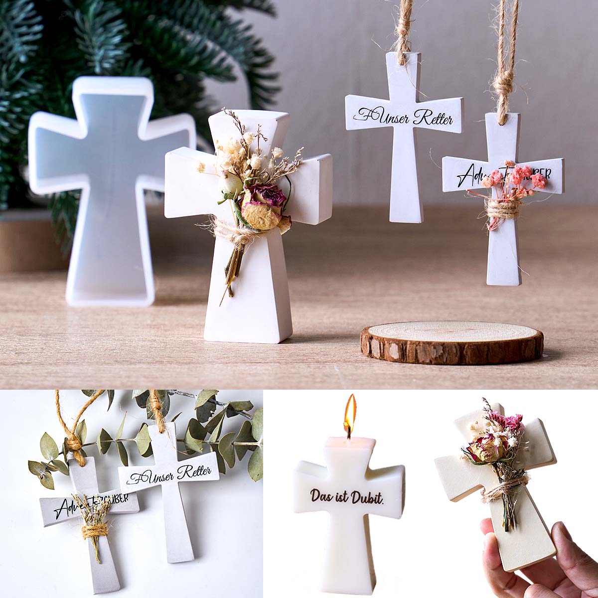 Cetakan Lilin Silikon DIY Orna - Soap Making Items ulasan dan harga