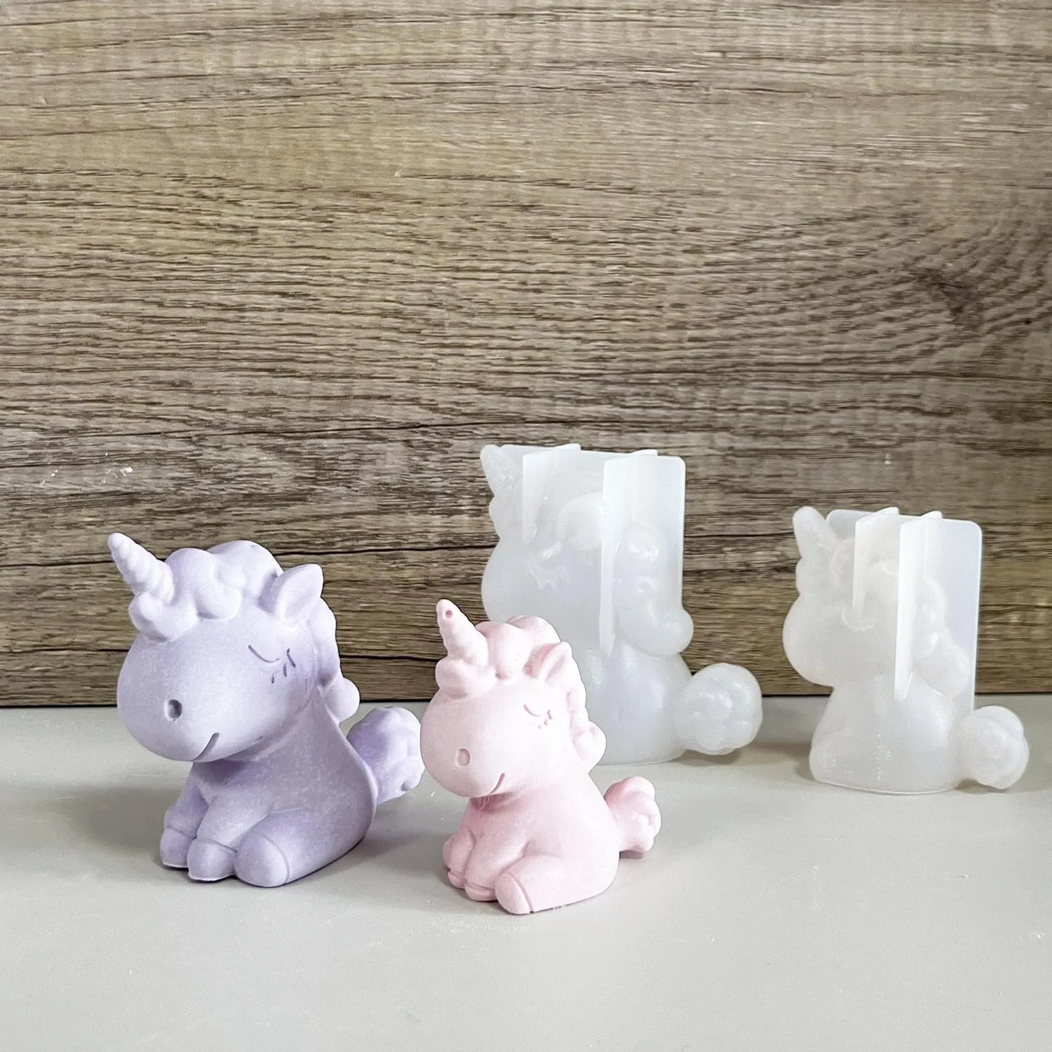 3D silikon geometris Unicorn k - Soap Making Items ulasan dan harga