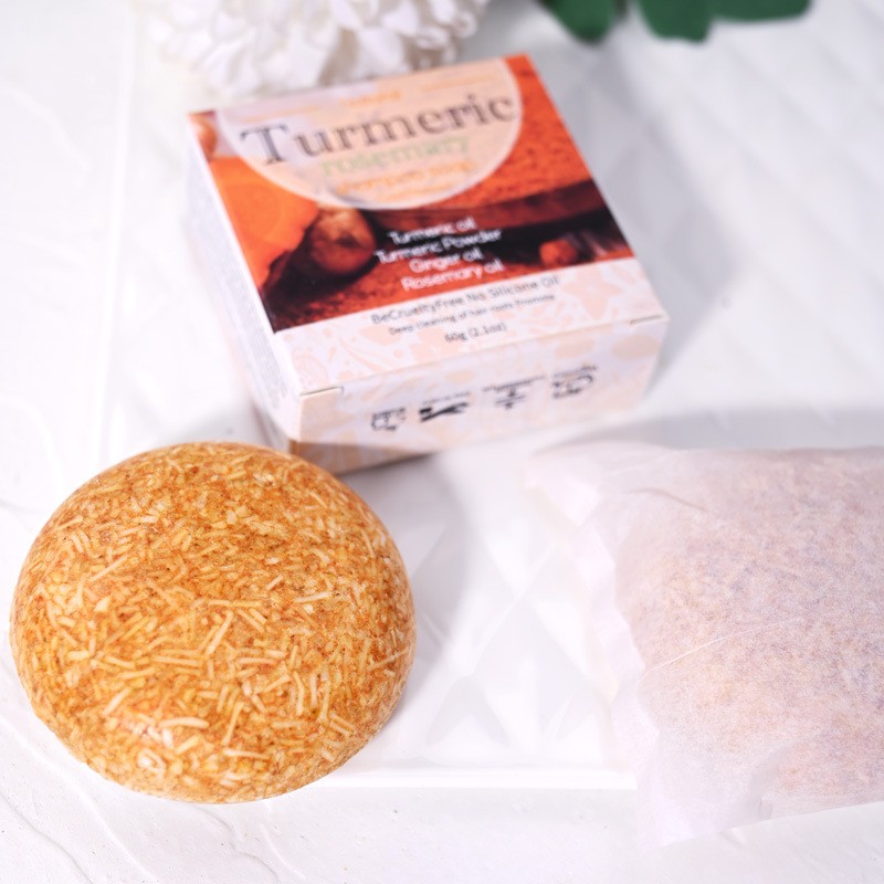 60g Sabun Sampo Kunyit Organik - Soap Making Supplies Wholesale ulasan dan harga