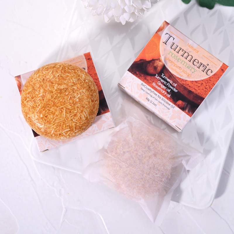 60g Sabun Sampo Kunyit Organik - Soap Making Supplies Wholesale ulasan dan harga