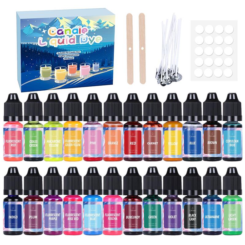 Set pigmen pewarna lilin 20/24 - Soap Making Kit Amazon ulasan dan harga